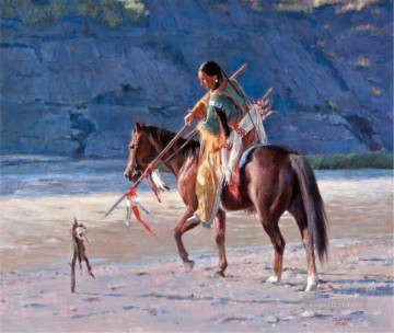 Ureinwohner Amerikas Indianer 50 Ölgemälde